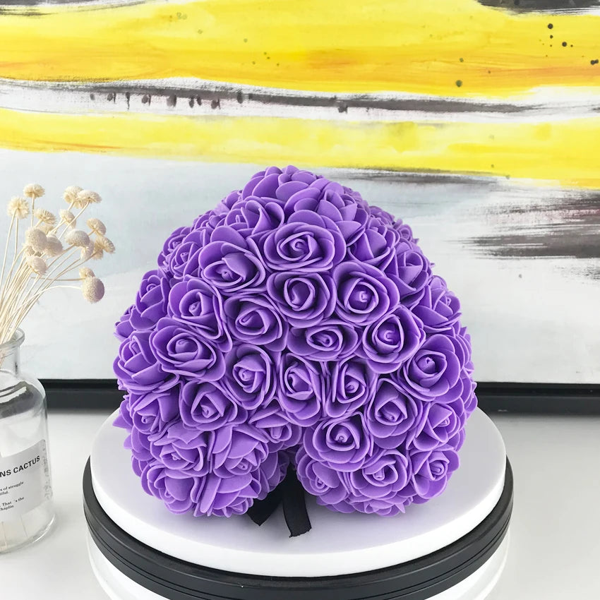 Hand Made Roses Bear Teddy Bears with 14 Colors 25CM High-grade DIY Gifts Christmas Gift / Wedding / Valentine's Day / Decoration