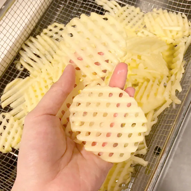 Potato Slicer Cut Potato Grid Artifact Grid Wipe Grid Knife
