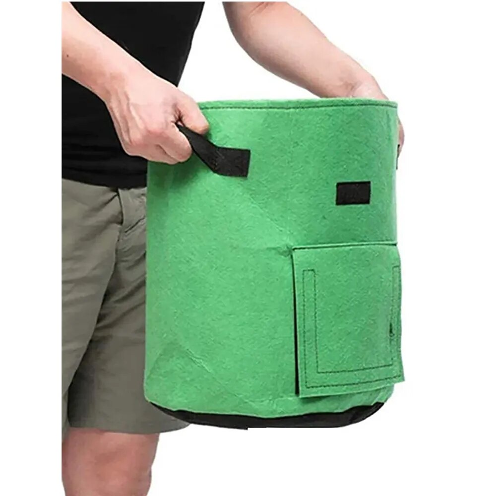 Felt plant grow bags nonwoven fabric garden potato pot