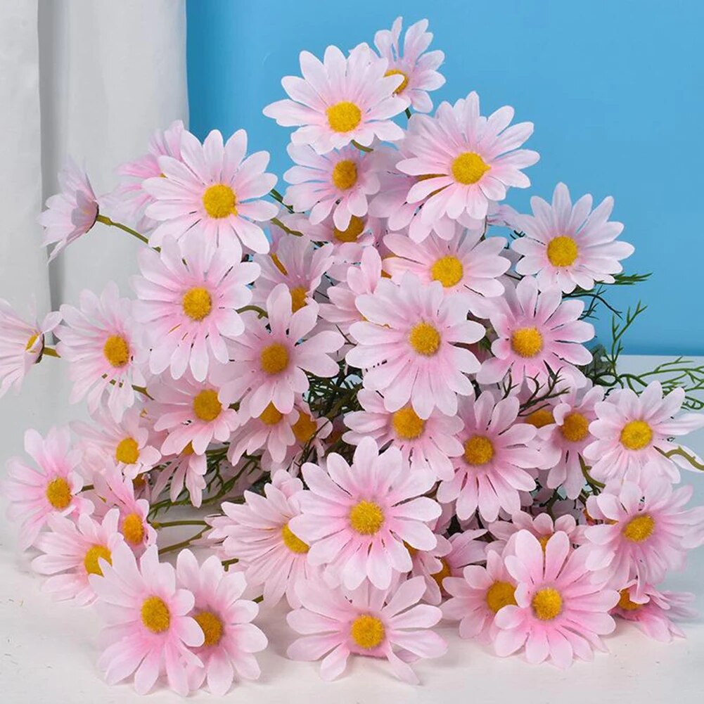 Fake Flowers Bouquet Daisy Flowers Decor for Wedding / Christmas / Valentine's Day