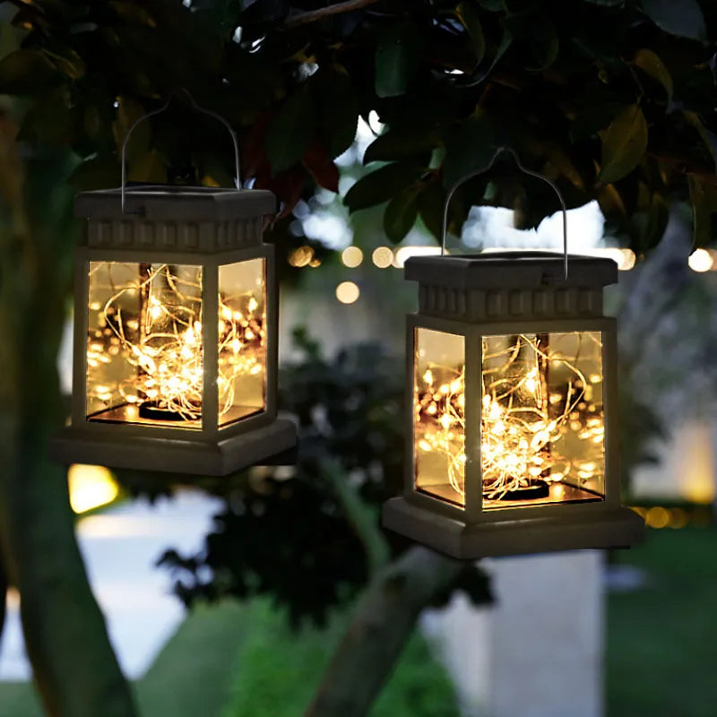 Outdoor LED Solar Lantern Lamps Waterproof