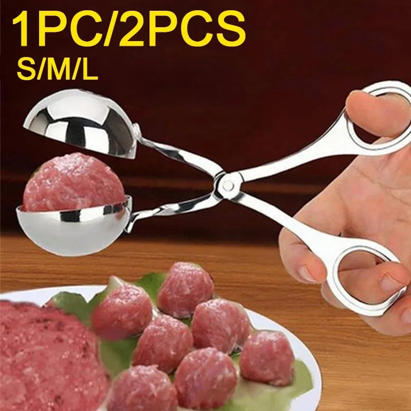 Meatball Maker Tool Clip Newbie Non Stick Stuffed Meat Ball Spoon