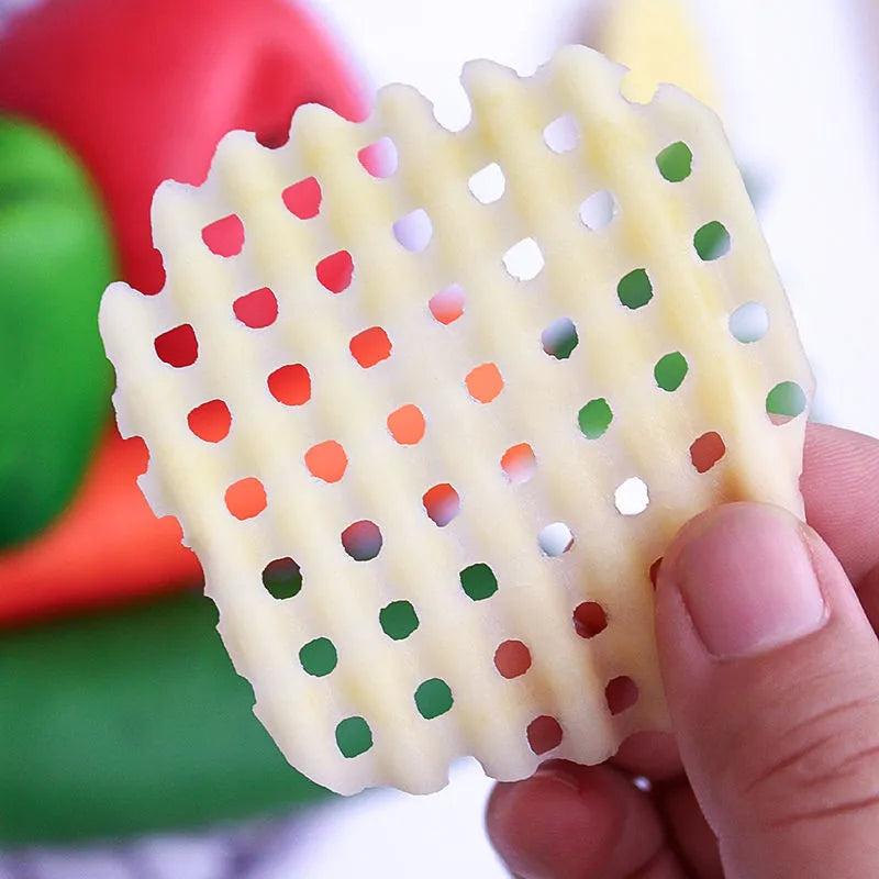 Potato Slicer Cut Potato Grid Artifact Grid Wipe Grid Knife