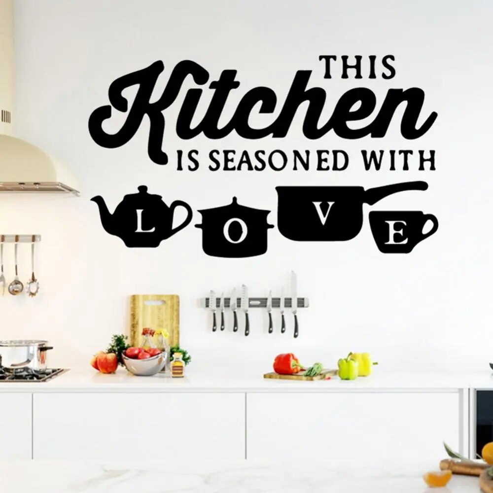 9 styles Coffee Wall Stickers for Kitchen Decorative Stickers Vinyl Wall Decals DIY Stickers Home Decor Dining Room Shop Bar