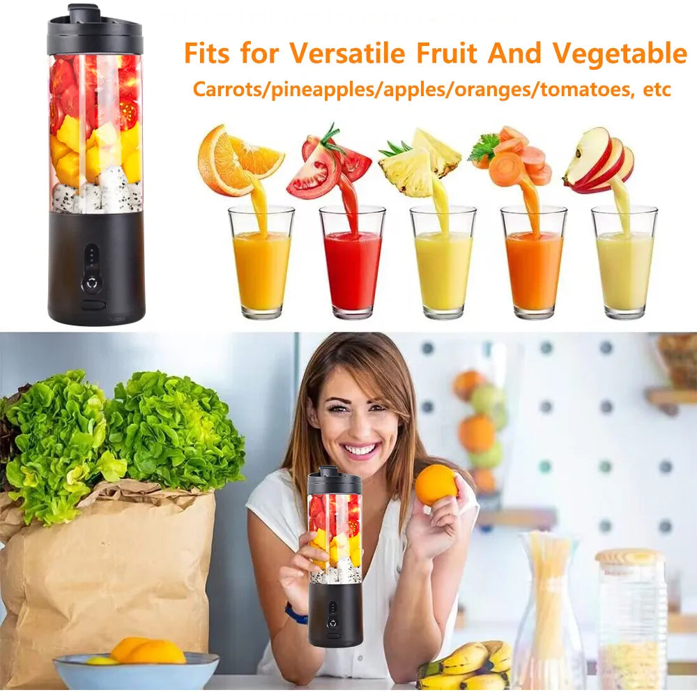 Mini Portable Blender Electric Fruit Juicer Smoothie Orange Fresh Juice Blender