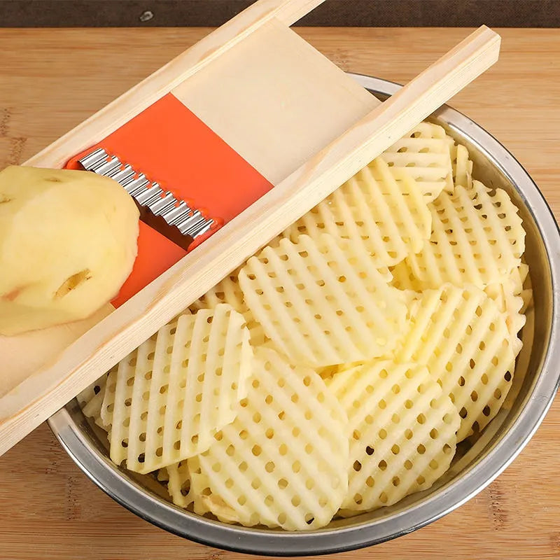 Potato Slicer Cut Potato Grid Artifact Grid Wipe Grid Knife