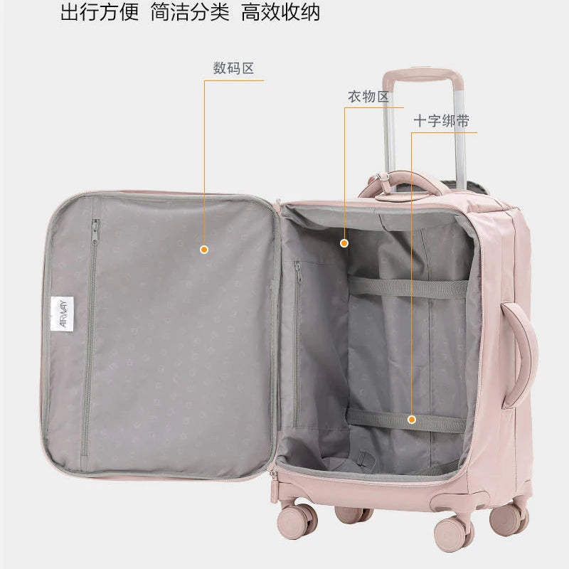 Ultralight luggage cloth suitcase Boarding case 20 "travel bag Small suitcase Travel case Trolley case 24