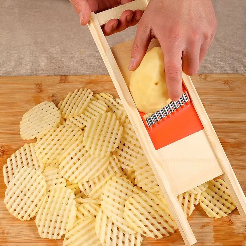 Potato Slicer Cut Potato Grid Artifact Grid Wipe Grid Knife