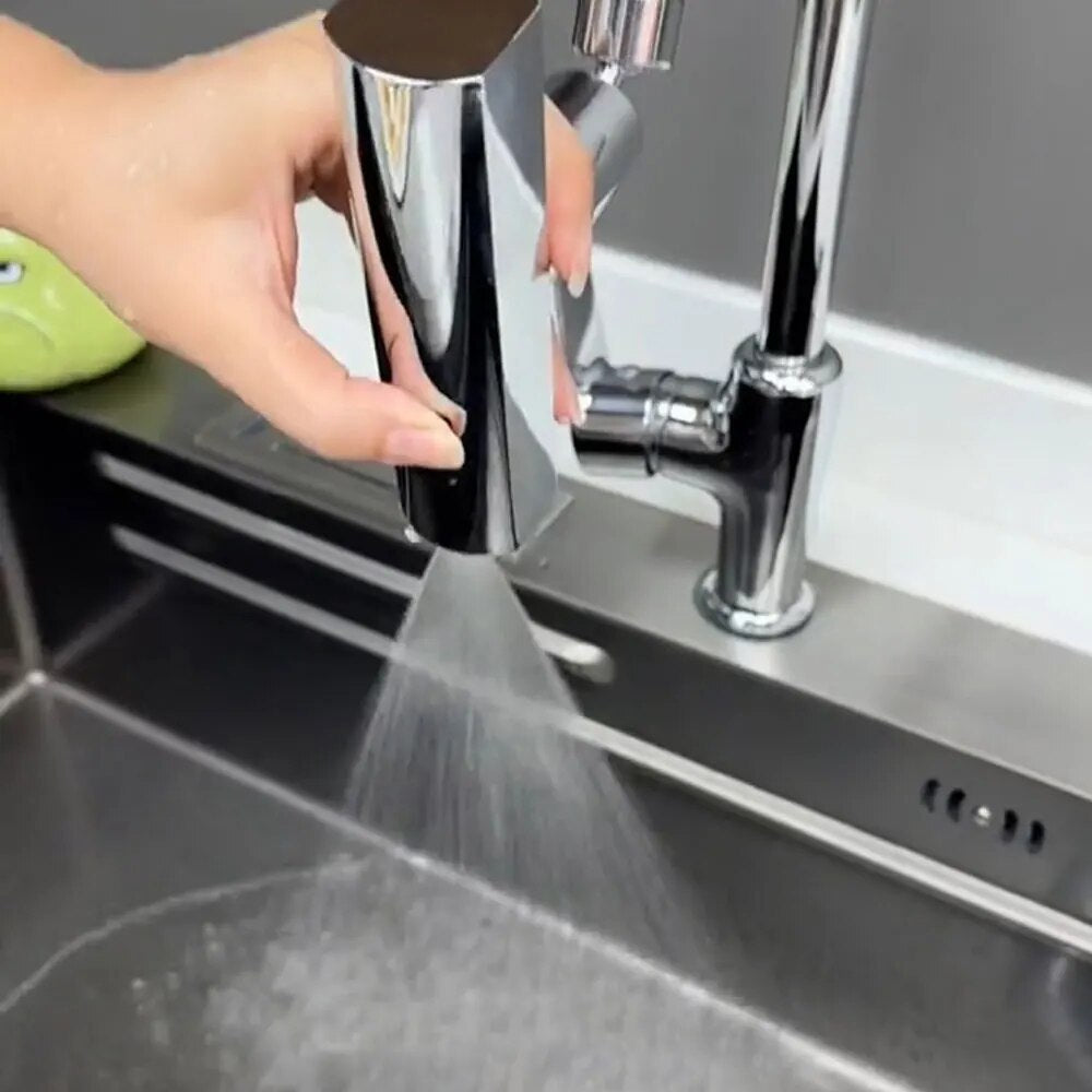 Kitchen Faucet Waterfall Outlet Splash Proof Universal Rotating Bubbler