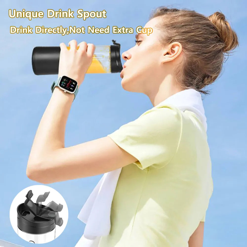Mini Portable Blender Electric Fruit Juicer Smoothie Orange Fresh Juice Blender