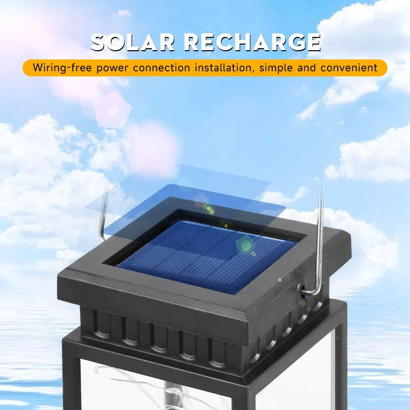 Outdoor LED Solar Lantern Lamps Waterproof